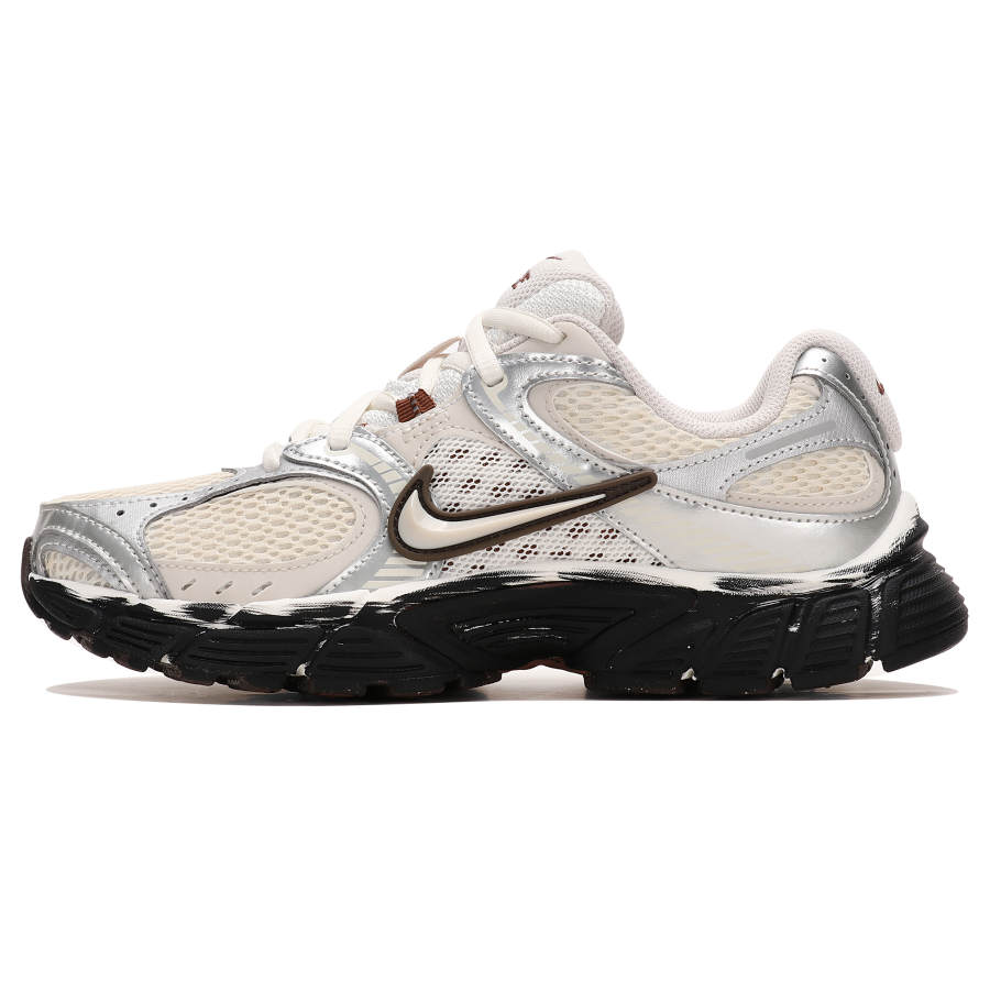 Nike Nike V5 RNR Abrasion Resistant Breathable Low top Running Shoes Women's Silver Black