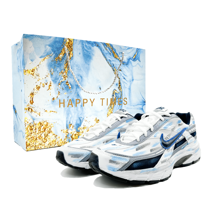 Nike Nike Initiator Abrasion Resistant Abrasion Resistant Low top Running Shoes Men's White Blue