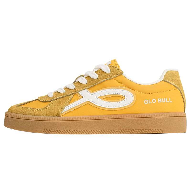 GLO BULL Wear resistant, Lightweight, Breathable, And Non slip. Low top German Army Trainers Unisex Yellow