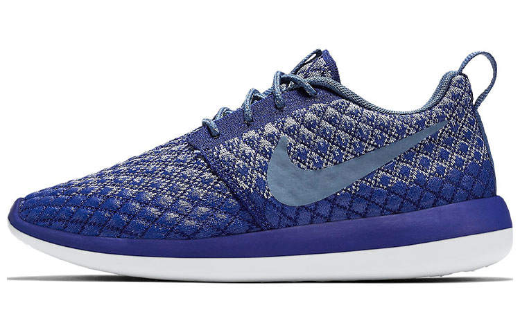 Nike Nike Roshe Two Cushioning Slip Resistant Abrasion Resistant Low top Running Shoes Women's Blue