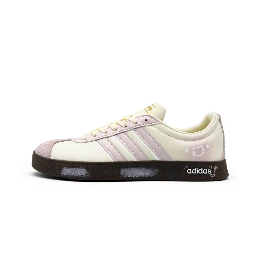 Adidas Adidas VL COURT 2.0 Abrasion Resistant Abrasion Resistant Low top German Army Trainers Unisex Pink White