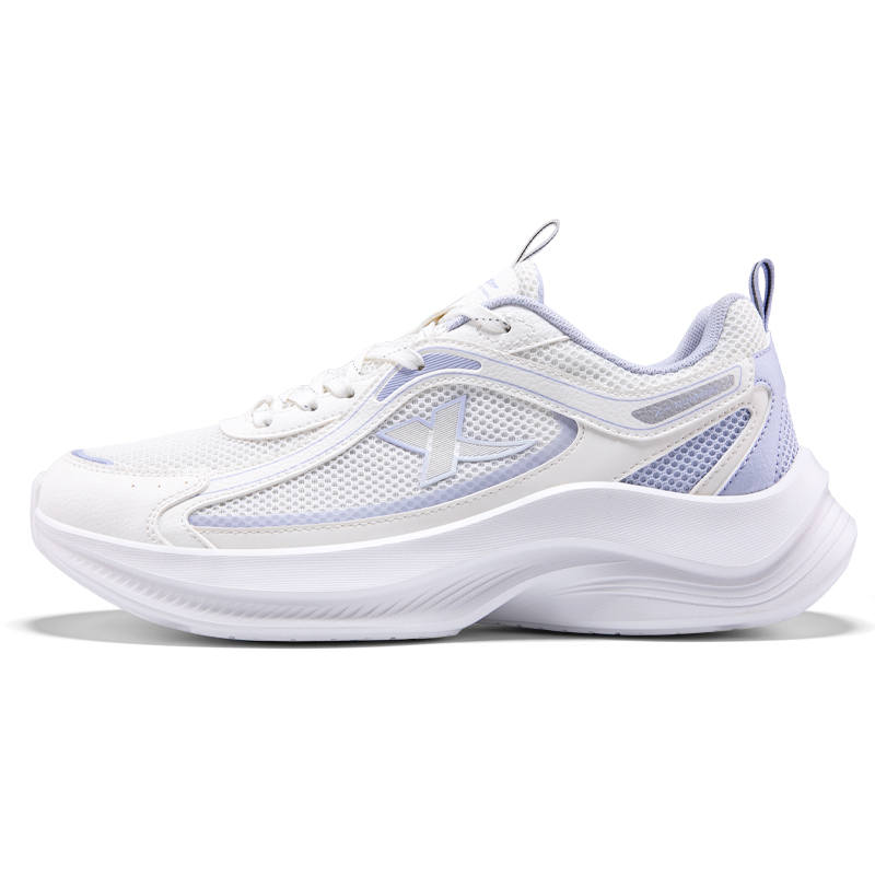 XTEP Slip Resistant, Abrasion Resistant, Breathable Low top Casual Running Shoes Women's White