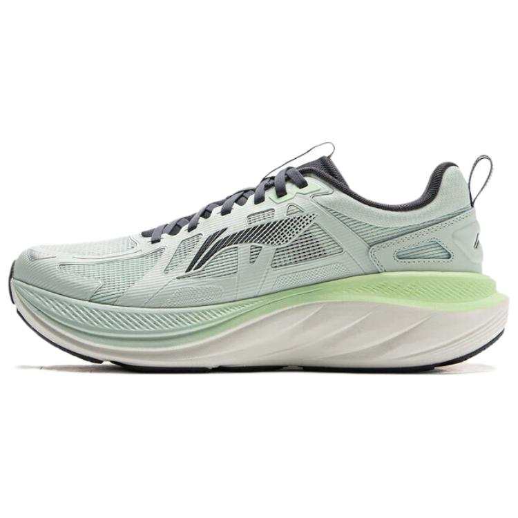 Li-Ning Li Ning Leisurely Abrasion Resistant Moisture Wicking Low top Casual Running Shoes Men's Soft Aqua Blue