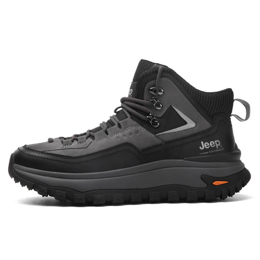 Jeep Mid top Outdoor Shoes Men's Gray