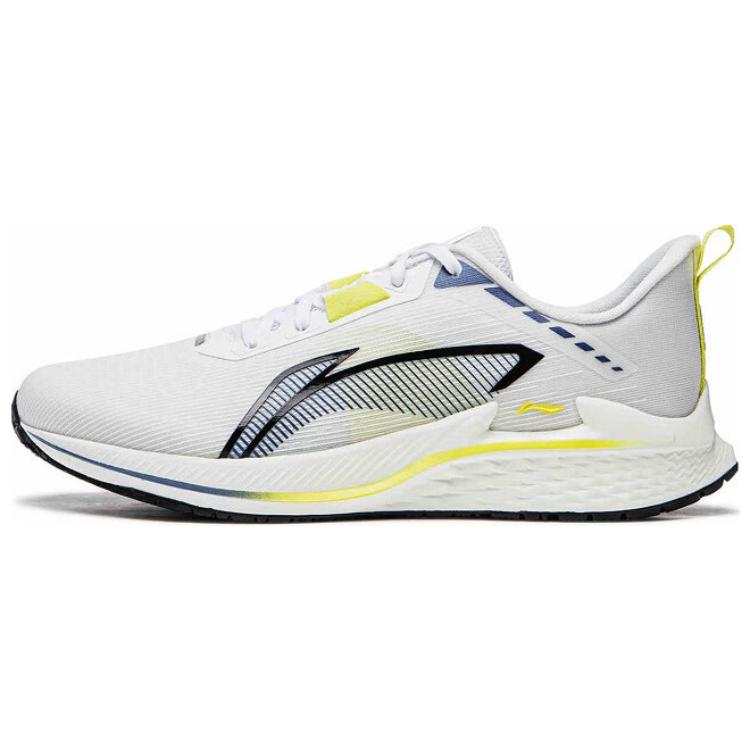 Li-Ning Li Ning Slip Resistant Abrasion Resistant Slip Resistant Abrasion Resistant Low top Running Shoes Men's Gray Yellow