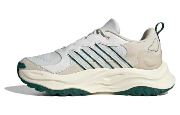 Adidas Adidas Maxxwavy PU, Textile, Synthetic Leather Abrasion Resistant Low top Chunky Sneakers Unisex White Beige Green