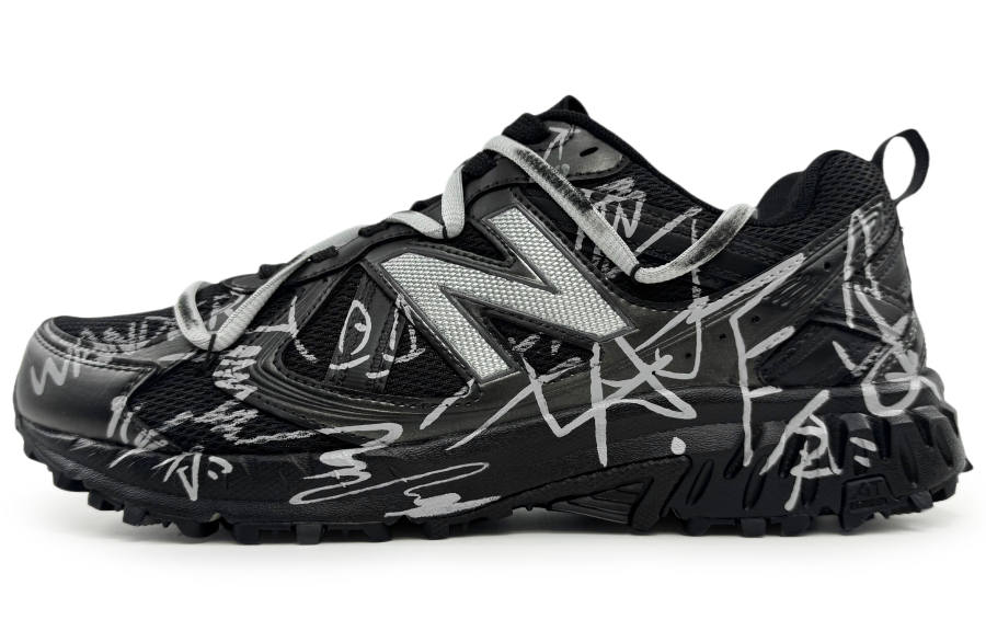New Balance New Balance NB 410 Slip Resistant Abrasion Resistant Low top Running Shoes Unisex Silver Black