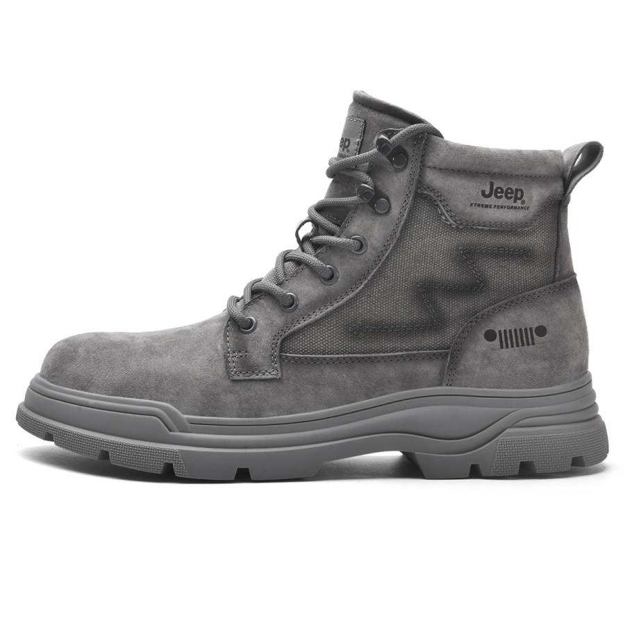 Jeep High top Outdoor Shoes Men's Gray