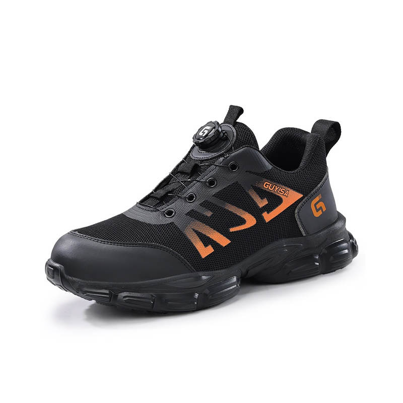 LANOUDUN Impact Resistant, Lightweight, Slip Resistant Low top Outdoor Shoes Unisex Black