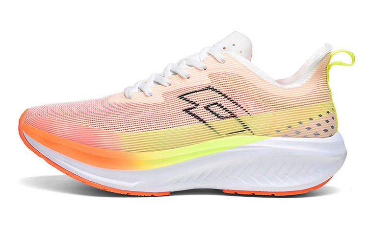 LOTTO Abrasion Resistant, Breathable, And Anti Rollover Low top Casual Training Racing Running Shoes Men's Neon Red