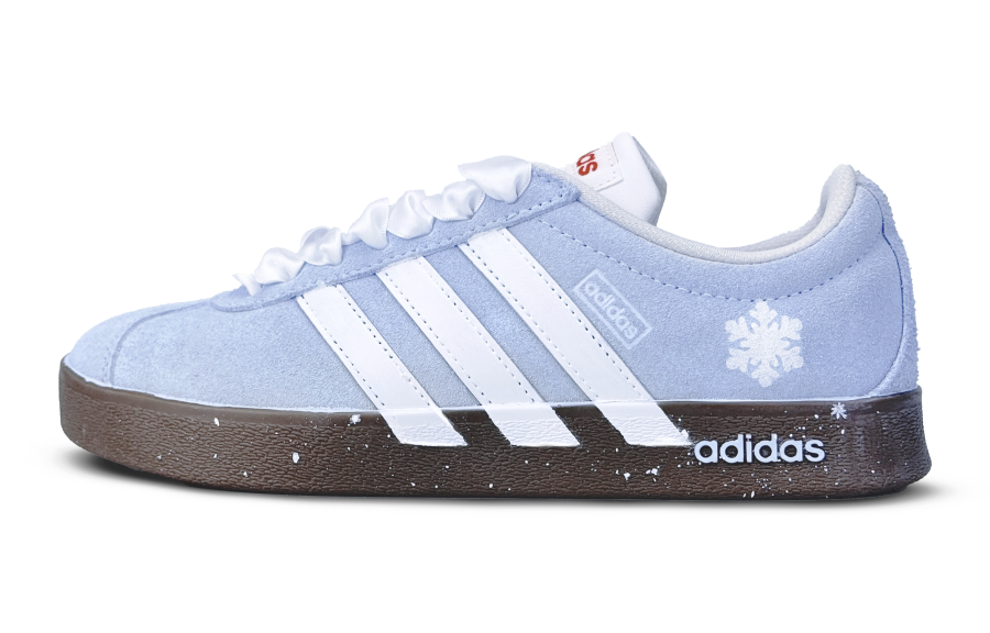 Adidas Adidas VL COURT 2.0 Ice Glaze Lightweight Coverage Low top Skateboard Shoes Women's Blue