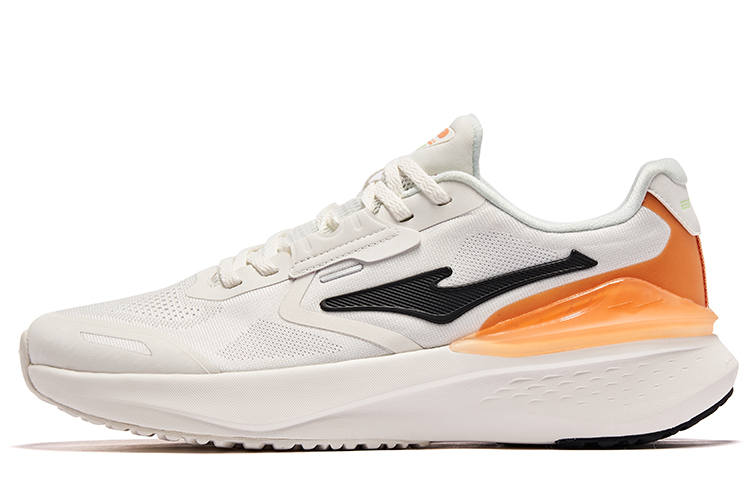 Erke Triumph Slip Resistant Abrasion Resistant Low top Running Shoes Men's White Orange