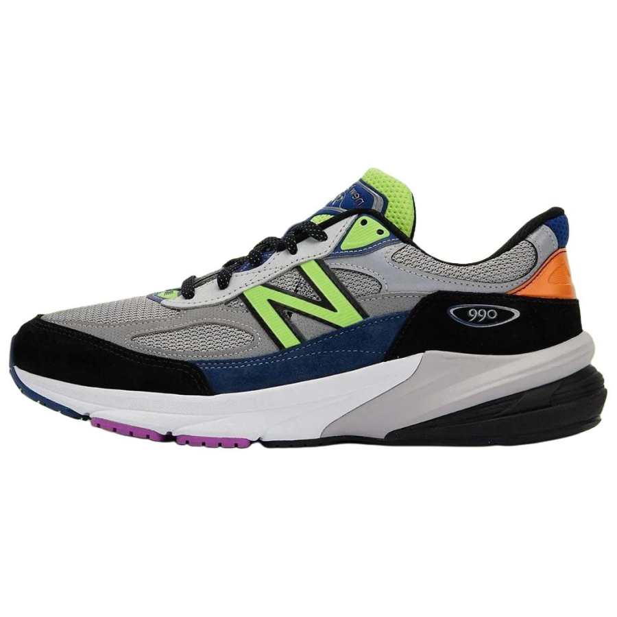 New Balance DTLR x New Balance NB 990 V6 Running Shoes Men's Gray Black