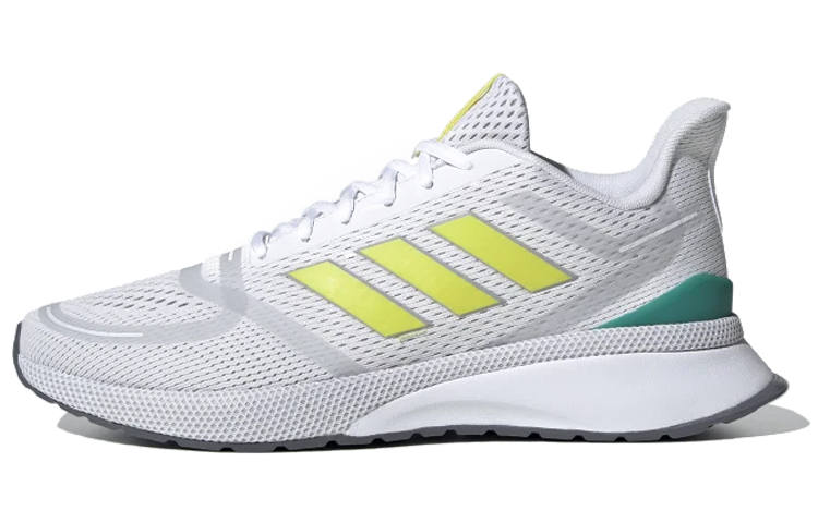 Adidas Adidas Sports Cushioning Low top Running Shoes Men's Gray White Yellow