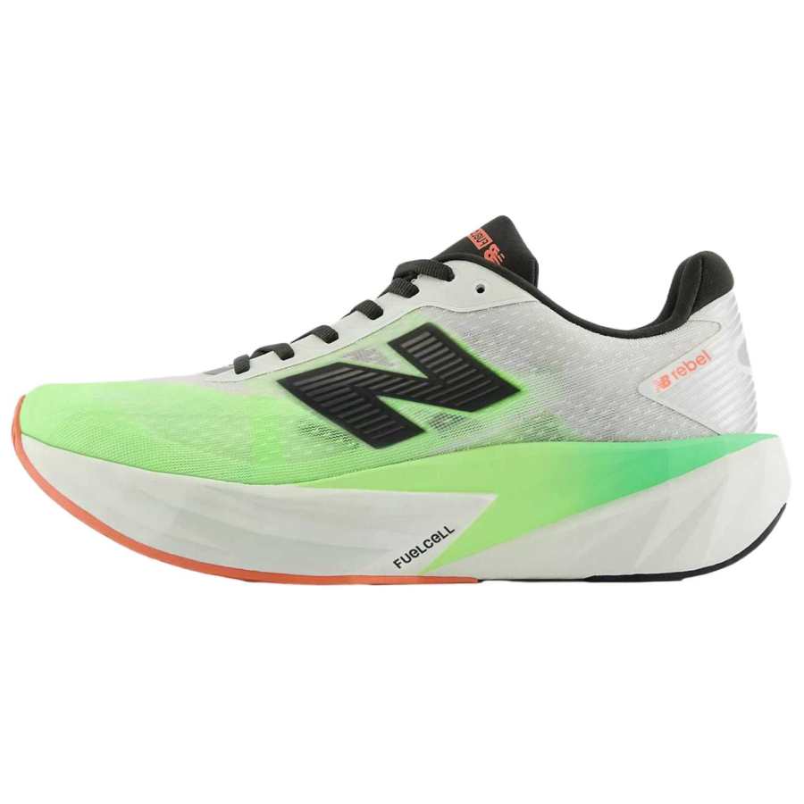 New Balance New Balance FuelCell Rebel V5 Breathable Support Lightweight Casual Running Shoes Women's White Green