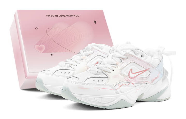 Nike Nike M2K Tekno Romantic Favor, Sky Butterfly Trail, Preppy Style, Minimalist Style Refreshing, Casual, Platform Low top