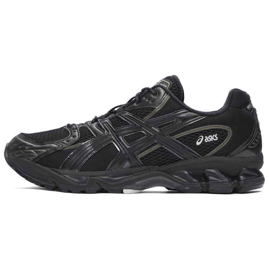 ASICS GEL Nimbus 10.1 Cushioning Abrasion Resistant Breathable Low top Running Shoes Unisex Black Gray