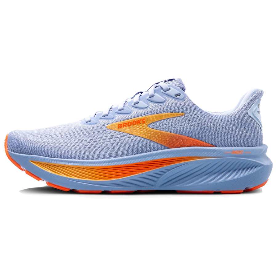 Brooks Ghost 17 Slip Resistant Abrasion Resistant Low top Casual Running Shoes Women's Blue