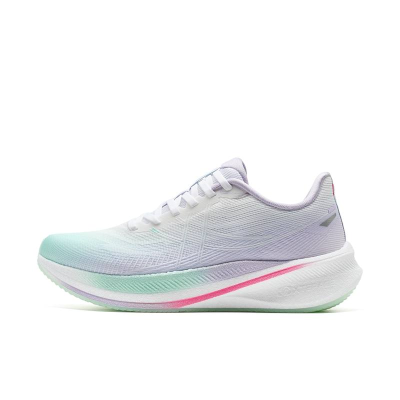 XTEP 360X 2.0 LITE Running Shoes Women's Low Top Classic White/Gardenia Purple/Tranquil Blue