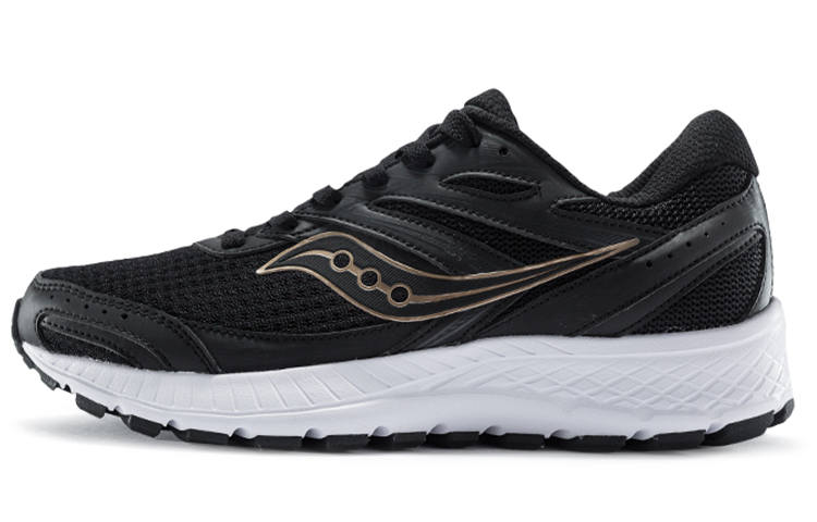 Saucony Cohesion 13 Cohesion 13 Sports Abrasion Resistant Breathable Low top Running Shoes Women's Black Gold