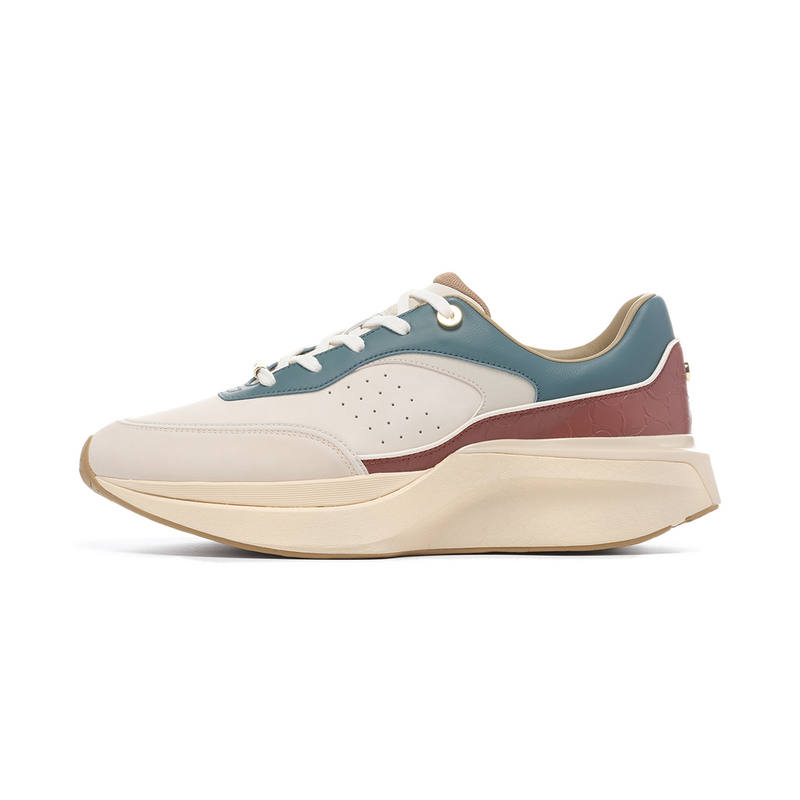 LI-NING 1990 LI NING 1990 Xunyu Cushioning Low top Running Shoes Men's Yellow Green Khaki
