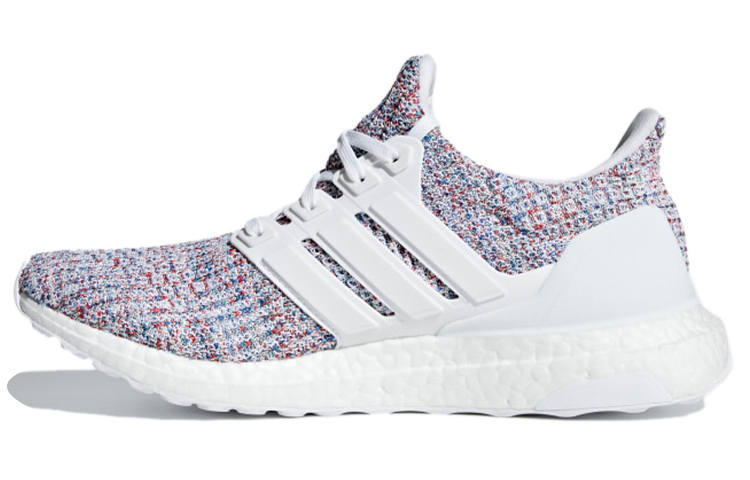 Adidas Adidas Fabric Breathable Low top Casual Running Shoes Women's White Red Blue