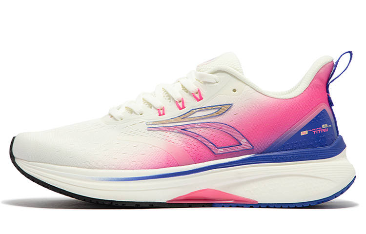 361° Titan Lite Abrasion Resistant Slip Resistant Low top Running Shoes Men's Pink White