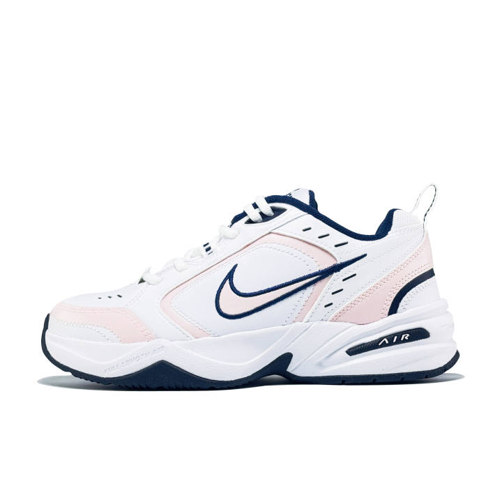 Nike Nike Air Monarch 4 Slip Resistant Abrasion Resistant Low top Chunky Sneakers Unisex White Pink