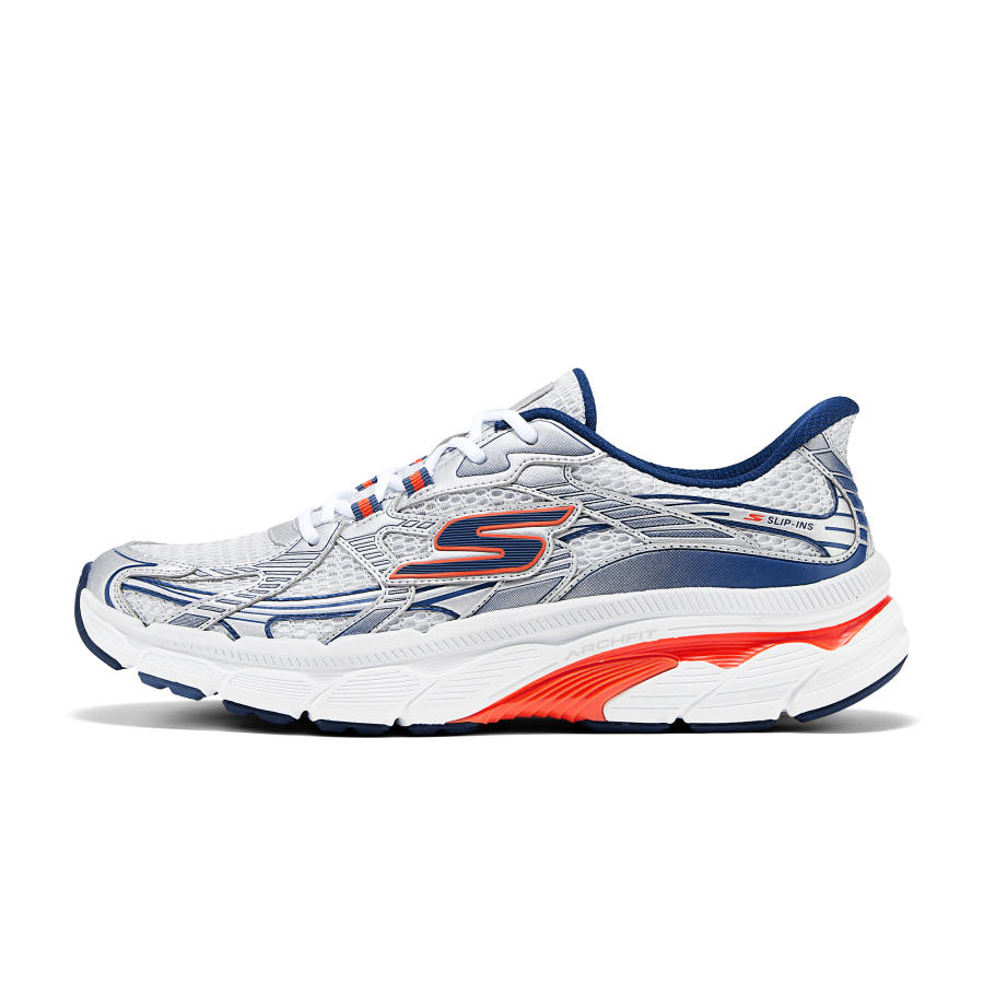 Skechers MEN'S GO Low top Running Shoes Men's White Blue