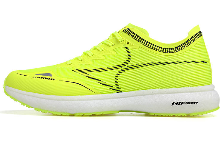 HEALTH 5019S Running Shoes Unisex Low Top Neon Yellow