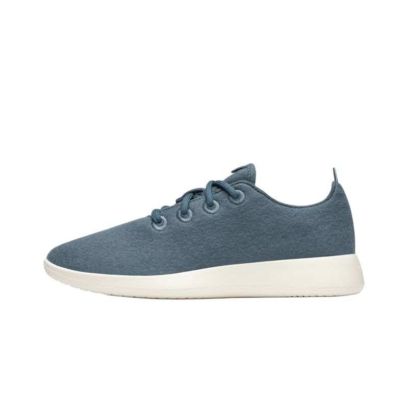 Allbirds Wool Runner Low top Casual City Commuting Running Shoes Women's Dark Aqua Green