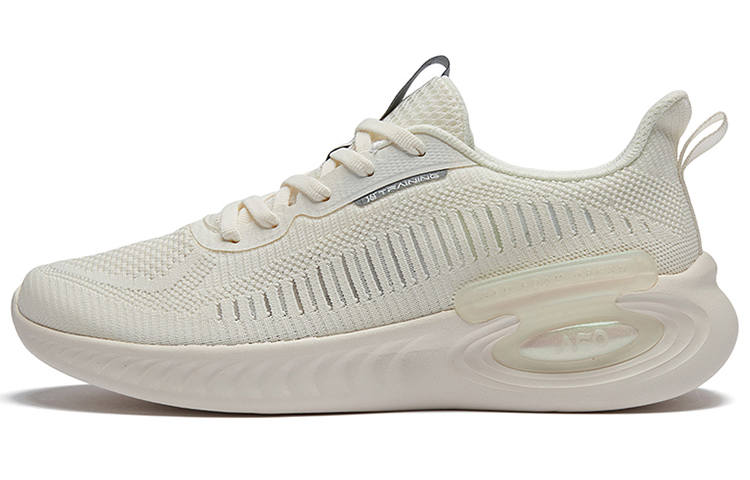 361° NFO Fashion Mesh, Textile Slip Resistant Cushioning Breathable Lightweight Low top Running Shoes Men's White Gray