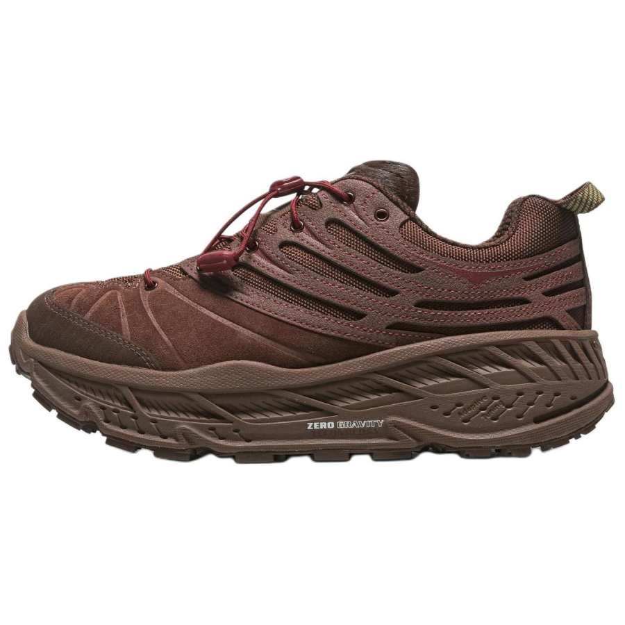 HOKA ONE ONE Stinson Evo OG Mesh, Textile, Synthetic Leather Low top Trail Running Physical Fitness Test & Exam