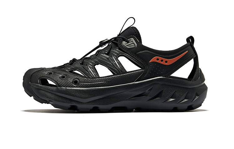 Saucony CRADLE MT Baby Cradles Low top Running Shoes Unisex Black Orange