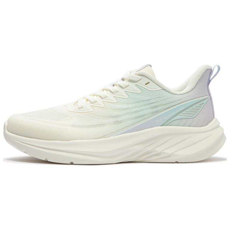 361° Cushioning Slip Resistant Abrasion Resistant Low top Sprint Running Shoes Women's White Purple Blue