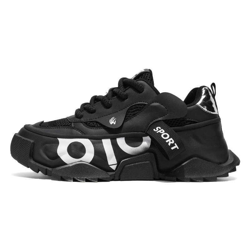 SHOUZHAO Slip Resistant Abrasion Resistant Low top Chunky Sneakers Unisex