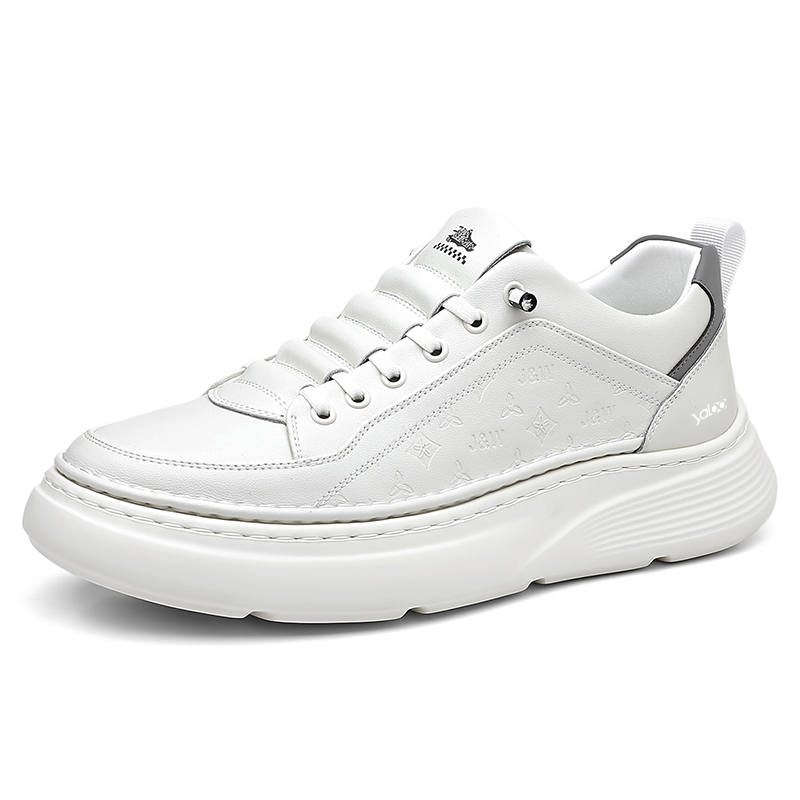 YALU Microfiber Leather Low top Skateboard Shoes Men's