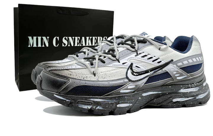 Nike Nike Initiator Abrasion Resistant Low top Running Shoes Men's Black White