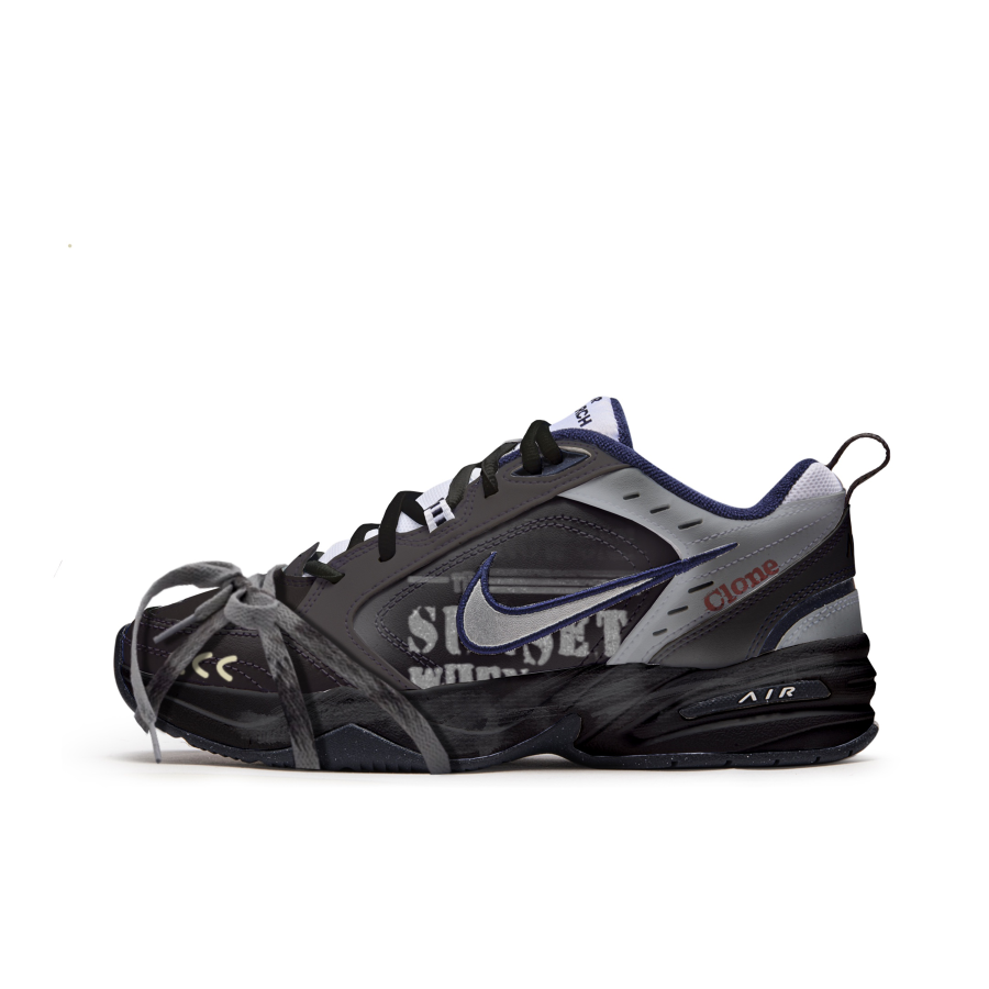 Nike Nike Air Monarch 4 Freedom Panda, Black Preppy Pie Slip Resistant Abrasion Resistant Slip Resistant Abrasion Resistant