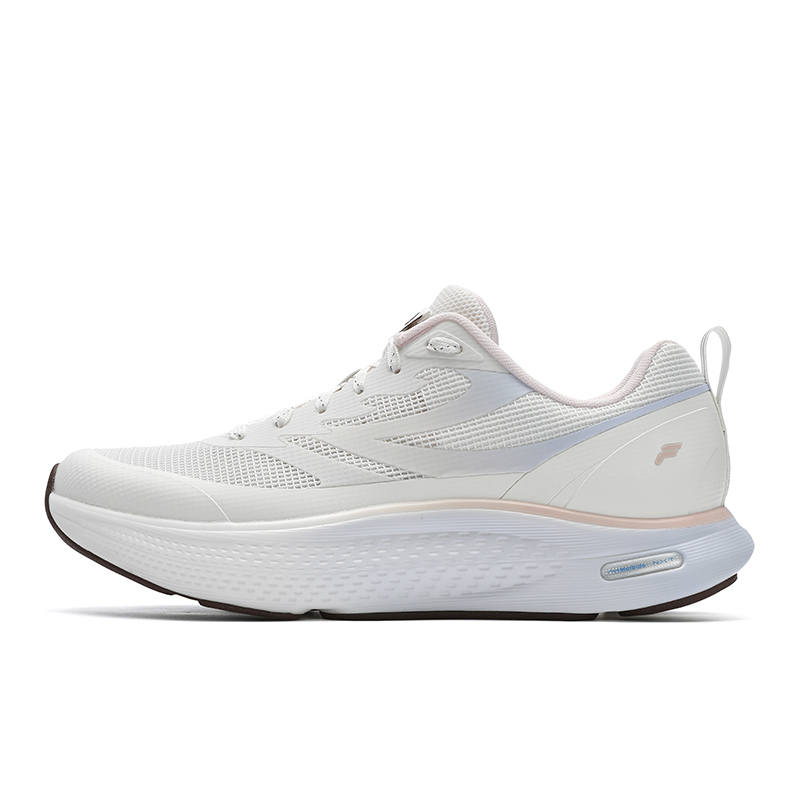 FILA NUVOLE JOG Breathable And Lightweight Low top Running Shoes Women's Standard White