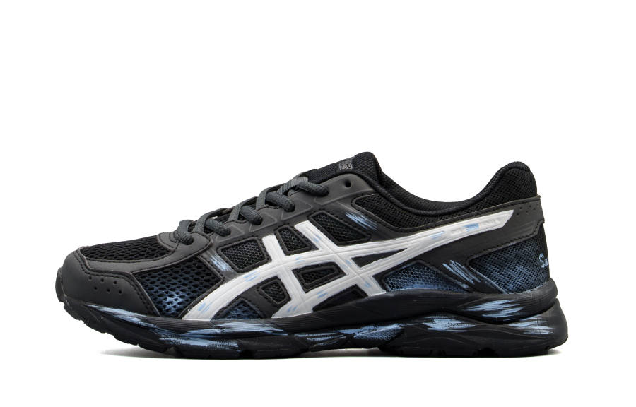 ASICS Gel Contend 4 Mesh, Synthetic Leather Cushioning Abrasion Resistant Cushioning, Wear Resistant Low top