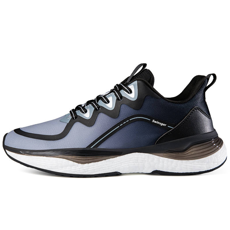 Swinsger Running Shoes Unisex Low Top Smoke Gray/Midnight Blue