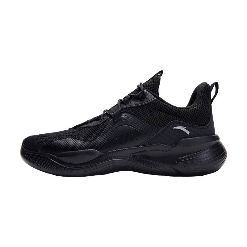 Anta Variety Training Collection Slip Resistant Abrasion Resistant Low top Running Shoes Men's Dark Night