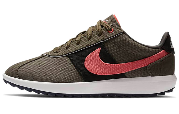 Nike Nike Cortez Synthetic Leather Cushioning Slip Resistant Low top Running Shoes Women's Pink Umber