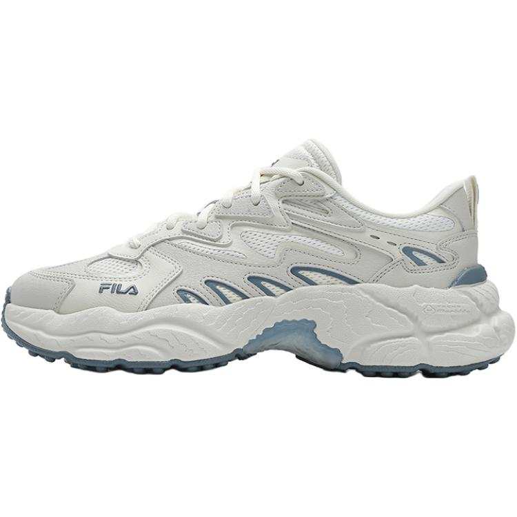 FILA Fern Sneakers Abrasion Resistant Low top Chunky Sneakers Men's Gray Blue