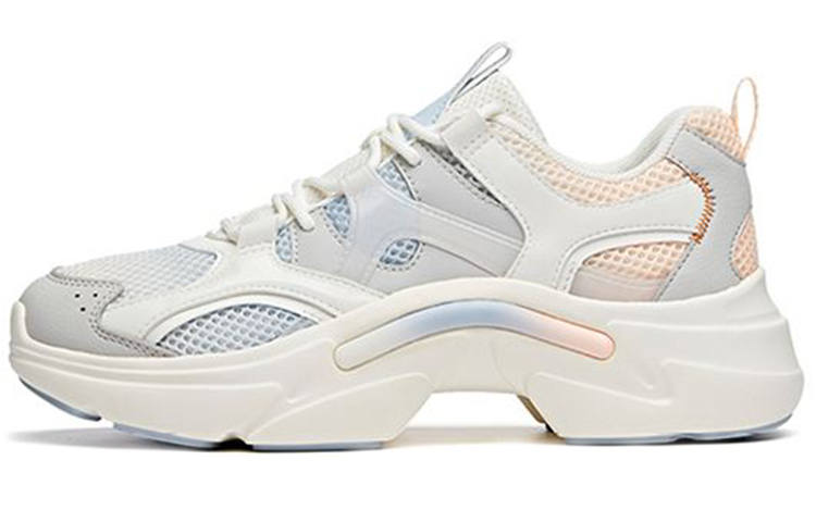 Anta Cushioning Textile, Synthetic Leather Slip Resistant Abrasion Resistant Low top Running Shoes Women's