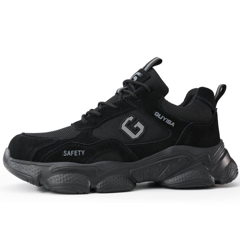 LANOUDUN Moisture Wicking, Impact Resistant, Lightweight Low top Outdoor Shoes Unisex Black