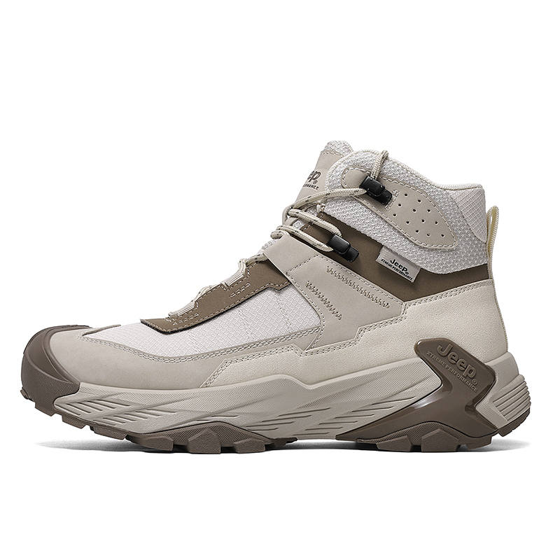 Jeep Cow Split Leather High top Outdoor Shoes Men's