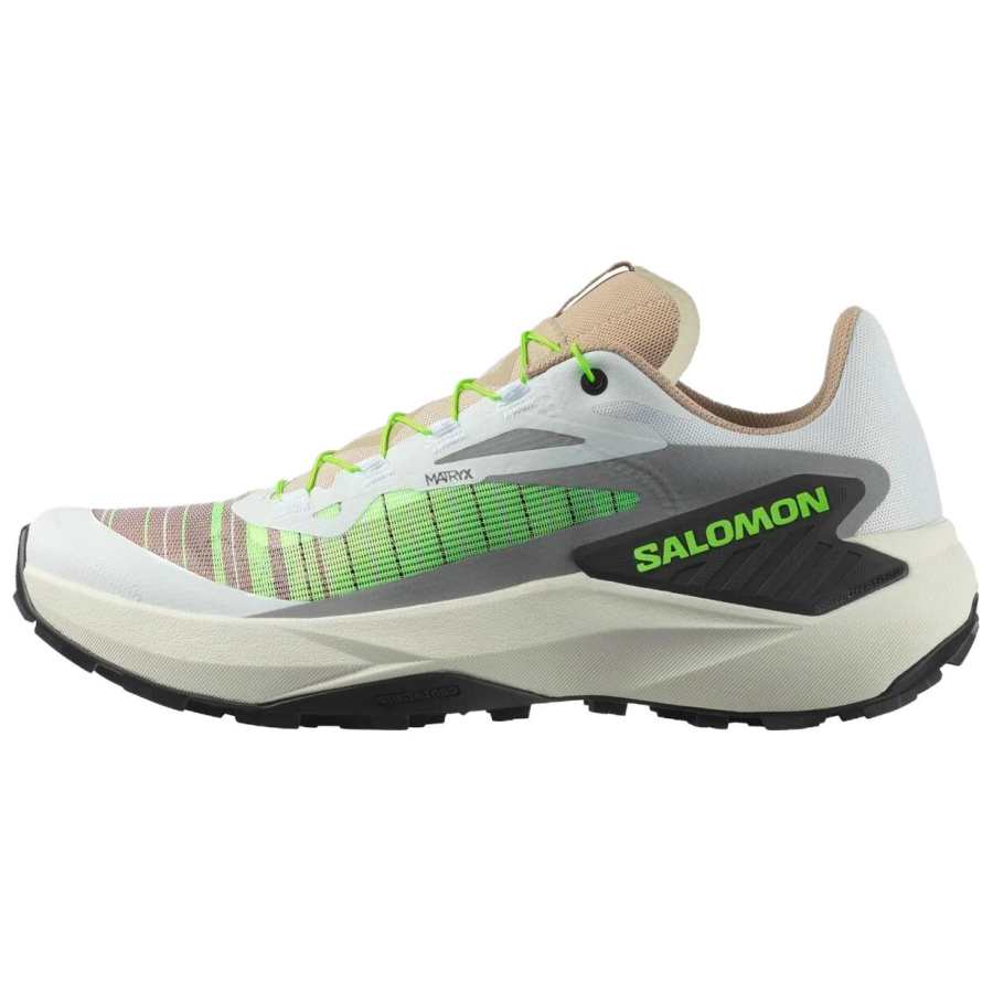 SALOMON GENESIS Trail Running Shoes Men's White Gray