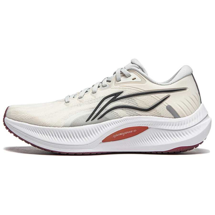 Li-Ning Li Ning Yueying 4 Low top Long Distance Running Sprint Running Shoes Women's Ecru